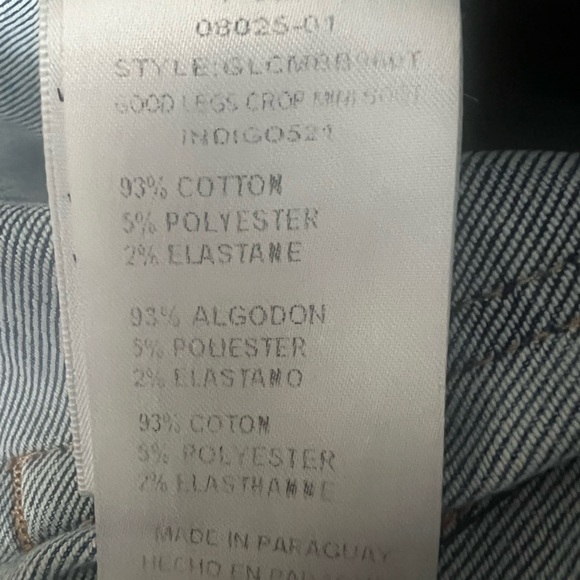 Good American Good Legs Cropped Mini Boot Jeans - Picture 9 of 9